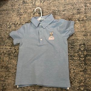 Janie and Jack Easter polo EUC